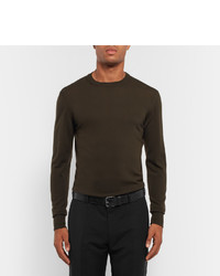 Мужской черный кожаный ремень от Dries Van Noten