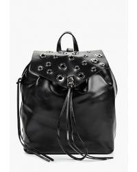 Женский черный кожаный рюкзак с шипами от Ors Oro