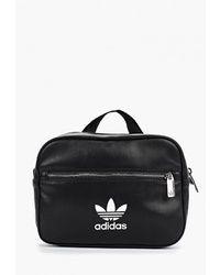 Женский черный кожаный рюкзак от adidas Originals