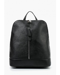 Женский черный кожаный рюкзак от Afina