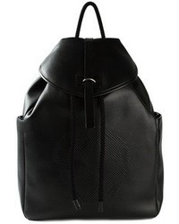 Мужской черный кожаный рюкзак от Alexander McQueen