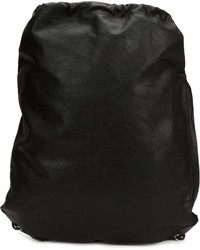 Мужской черный кожаный рюкзак от Alexander Wang