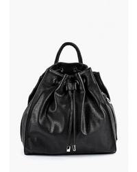 Женский черный кожаный рюкзак от Antan