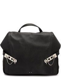 Женский черный кожаный рюкзак от Anthony Vaccarello