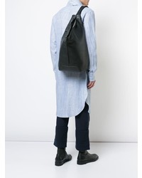 Мужской черный кожаный рюкзак от Loewe