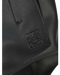 Мужской черный кожаный рюкзак от Loewe