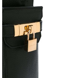 Мужской черный кожаный рюкзак от Buscemi