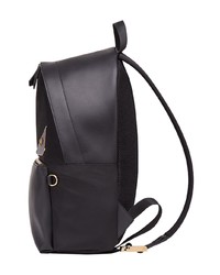 Мужской черный кожаный рюкзак от Fendi