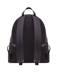 Мужской черный кожаный рюкзак от Fendi