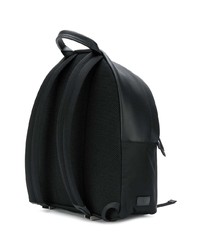 Мужской черный кожаный рюкзак от Fendi