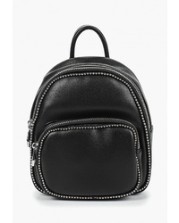 Женский черный кожаный рюкзак от Baggini
