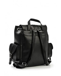 Женский черный кожаный рюкзак от Befree