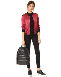 Женский черный кожаный рюкзак от Marc Jacobs