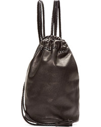 Женский черный кожаный рюкзак от Wendy Nichol