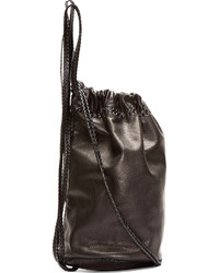 Женский черный кожаный рюкзак от Wendy Nichol