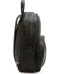 Женский черный кожаный рюкзак от Alexander Wang