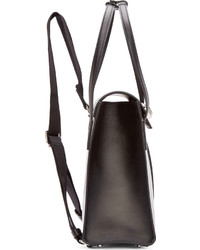 Женский черный кожаный рюкзак от Christopher Kane