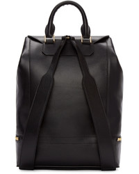 Женский черный кожаный рюкзак от Alexander McQueen