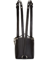 Женский черный кожаный рюкзак от Giuseppe Zanotti