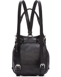 Женский черный кожаный рюкзак от Opening Ceremony