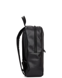 Мужской черный кожаный рюкзак от Common Projects