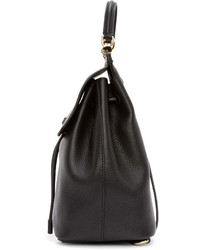 Женский черный кожаный рюкзак от Dolce & Gabbana