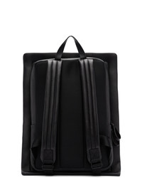 Мужской черный кожаный рюкзак от Maison Margiela