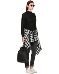 Женский черный кожаный рюкзак от Rag & Bone