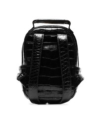 Женский черный кожаный рюкзак от Stalvey