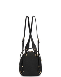 Женский черный кожаный рюкзак от Prada