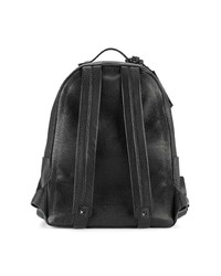 Мужской черный кожаный рюкзак от Valentino