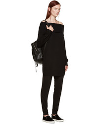 Женский черный кожаный рюкзак от Marc Jacobs