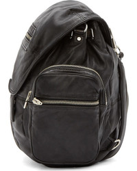 Женский черный кожаный рюкзак от Alexander Wang