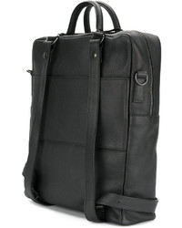 Женский черный кожаный рюкзак от Marsèll