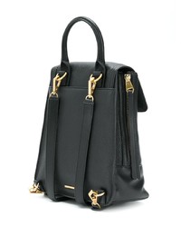 Женский черный кожаный рюкзак от Rebecca Minkoff