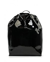 Женский черный кожаный рюкзак от Calvin Klein Jeans