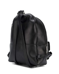 Женский черный кожаный рюкзак от Jimmy Choo