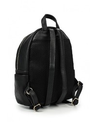Женский черный кожаный рюкзак от Chantal