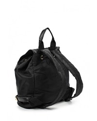 Женский черный кожаный рюкзак от Chantal
