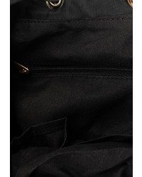 Женский черный кожаный рюкзак от Chantal