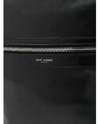 Мужской черный кожаный рюкзак от Saint Laurent