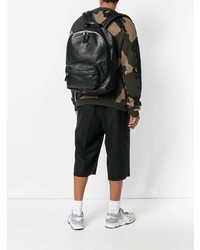 Мужской черный кожаный рюкзак от Maison Margiela