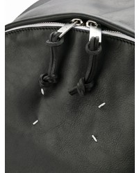 Мужской черный кожаный рюкзак от Maison Margiela