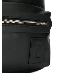 Мужской черный кожаный рюкзак от Lanvin