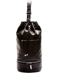 Женский черный кожаный рюкзак от CNC Costume National