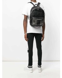 Мужской черный кожаный рюкзак от Philipp Plein