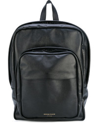 Женский черный кожаный рюкзак от Common Projects