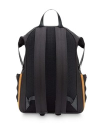 Мужской черный кожаный рюкзак от Fendi