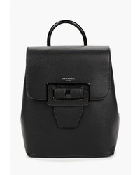 Женский черный кожаный рюкзак от David Jones