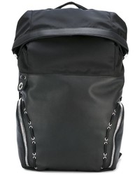 Женский черный кожаный рюкзак от Diesel Black Gold
